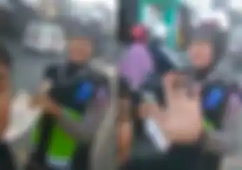 Kocak, Pemuda Ini Ditilang Polisi Malah Senang Bukan Kepalang 