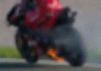 Ngeri, Video Motor Ducati Terbakar Parah di FP1 MotoGP Valencia 2019
