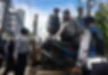 Hukumannya Dijamin Bikin Kapok, Petugas Dishub Kota Banjarmasin Angkut 7 Motor yang Parkir Sembarangan
