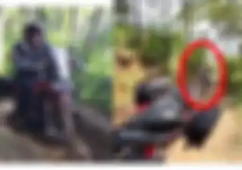 Kocak, Video Erix Soekamti Kerepotan Off-road Naik CRF250L Rally, Pasrah Dilibas Motor Bebek