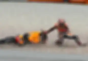 Marc Marquez Kecelakaan di Tes MotoGP Sepang Hingga Bagian Depan Motor Rusak Berat, Begini Kondisinya