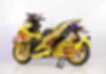 Jadi Mewah, Modifikasi Motor Yamaha Aerox Pakai Warna Ngejreng Hingga Sabet Juara