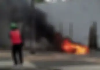 Motor Honda Supra Terbakar Saat Isi Bensin di SPBU di Aceh, Muncul Percikan Api Saat Distarter Engkol
