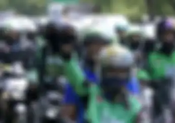 Ribuan Ojol Demo di Istana Merdeka, Polisi Lakukan Pengalihan Arus Lalu Lintas