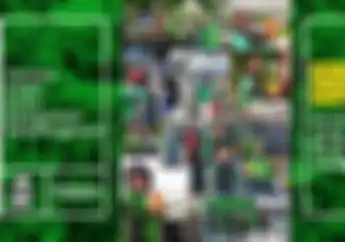 TOP 1 Indonesia Bagikan 1.000 Botol Oli Gratis Kepada Para Driver Ojol di Kota Mana Aja Ya?