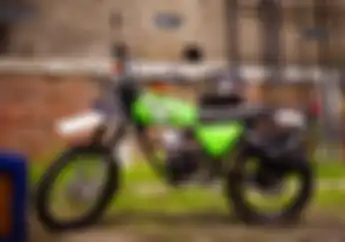 Wuih, Modifikasi Kawasaki KLX150 Ala Trail Tua, Pakai Rangka Binter Segini Habisnya
