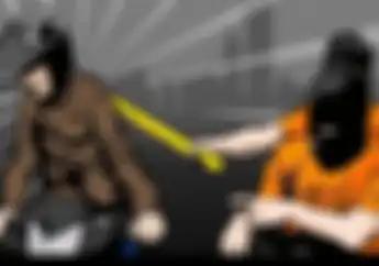 Belum Lebaran Udah Sungkeman, Begal Yang Masih Remaja Cium Tangan Petugas Minta Maaf Saat Ketangkap Cuma Modus Belaka