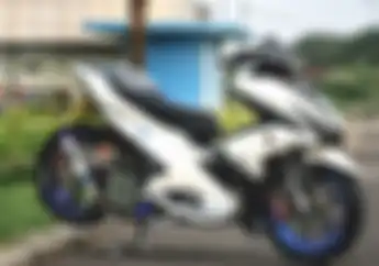 Modifikasi Yamaha Aerox Tampang Kalem Tapi Sporty, Kaki-kaki Makin Gambot
