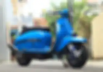 Jangan Dilawan, Modifikasi Lambretta 150 DL Racing, Mesin Doang Harganya Setara Mobil Honda Brio Baru