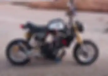 Sangar Banget, Modifikasi Honda Gorilla Cangkok Mesin Empat Silinder Honda CBR250R MC17