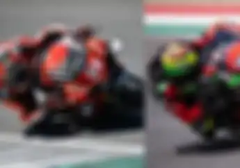 Duel Sesama Pemakai Helm Buatan Indonesia, Aprilia Versus Ducati