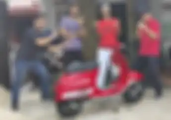 Modifikasi Vespa PTS Punya M. Fadli, Gigi Dua Roda Langsung Wheelie