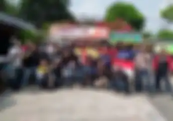 Seru Abis, Independence Riding Day 2020, Cara Unik Bikers Tangsel Peringati HUT RI Ke-75