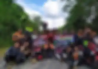 Kompak! YVCI Kalimantan Gelar Touring Kemerdekaan RI ke-75 di Perbatasan Negara