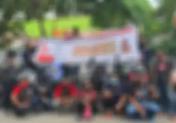 Peringati HUT PMI, Klub Motor Honda ADV Indonesia (HAI) Chapter Makassar Lakukan Aksi Donor Darah