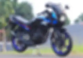 Modifikasi Yamaha RX-Z Pakai Upside Down, Siap Bejaban Lawan yang Muda