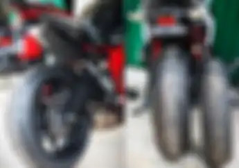 Modifikasi Kawasaki Ninja ZX-25R Pakai Pelek Z900, Lebar 5,5 Inci