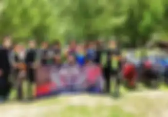 Asyik Banget. Turing Wajib Klub Motor SUGOI Sidoarjo Nikmati Kebersamaan di Pantai Batu Bengkung