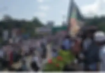 Breaking News! Kawasan Puncak Bogor Lumpuh Macet Total, Rizieq Shihab Datang Disambut Ribuan Orang