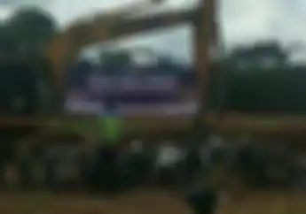 Astaga 43 Motor Berbagai Merek Dikubur Polisi, Kenapa Nih? 