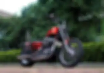 Modifikasi Harley-Davidson Sportster Jadi Chopper Ala Puspa Kediri Custom