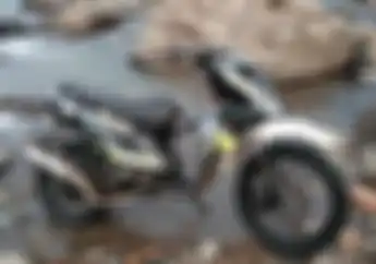 Modifikasi Motor Yamaha X-Ride 2014, Hadiah Ultah dari Istri Tercinta