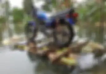 Salut Yamaha RX-King Selamat dari Banjir Besar di Kalimantan Selatan