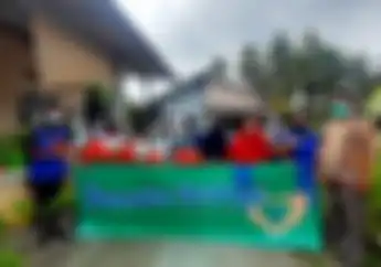 Yamaha Salurkan Bantuan Sembako Buat Korban Banjir di Bangka