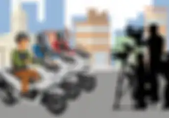 Pelat Nomor Honda PCX 160 yang Difoto Bareng Influencer Bukan Termasuk Pelat Nomor Sementara?