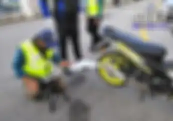 Razia Knalpot Bising Juga Ada di Malaysia, Motor Milik Polisi Ikut Dijaring