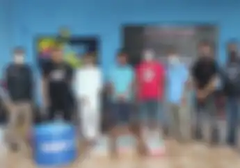 Makin Solid, Komunitas Motor di Bangka Turing Sekaligus Lakukan Bakti Sosial