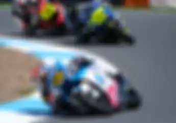 Mantap, Pembalap Indonesia Dimas Ekky Tampil Positif di FIM CEV Moto2 Portugal 2021