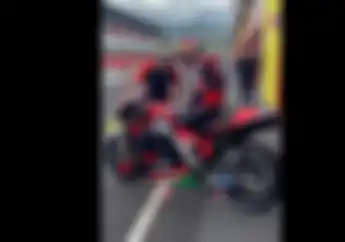 Intip Video Andrea Dovizioso Tes Motor MotoGP Aprilia RS-GP Di Mugello