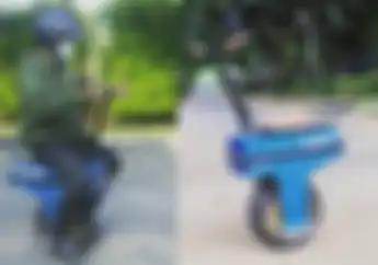 Imut Motor Listrik Roda Satu Mirip Motocompo, Harganya Cuma Segini