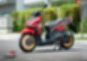 Cakep, Modifikasi Honda Vario 150 Nyentrik, Telan Aksesoris Ciamik