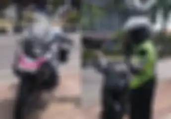 Viral Bule Jadi Polisi Gadungan Tilang Pemotor Yamaha XMAX di Bali, Netizen Bongkar Identitas Pelaku