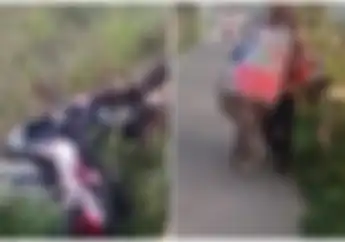 Bak Superhero, Pedagang Mainan Bikin Begal Keok, Motor Rampasan Masuk Sawah