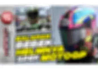 Ngeri Balapan Motor Bebek Makin Canggih, Helmnya Aja Spek MotoGP