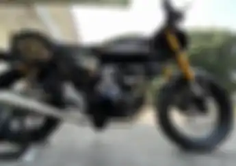 Unik Nih, Modifikasi Kawasaki W175 Konsep Bitcoin Pertama di Indonesia