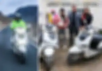 Gokil, Motor Listrik TVS Sukses Isi Baterai Di Titik Wilayah Tertinggi Dunia Bro!