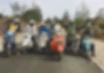 Jelang Vespa World Days 2022 Bali, Ngegas Vespa 2-Tak Dari Jakarta Habis Bensin Dan Oli Samping Berapa?
