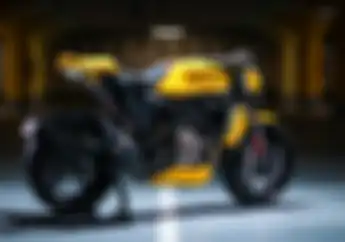 Modifikasi Husqvarna Vitpilen 701 Rombak Jadi Cafe Racer Modern, Warna Bodi Mencolok