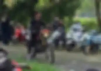 Bukan Main, Motor Pelat Dinas Honda CRF 150L Malah Dipakai Sunmori