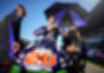 Juara Dunia MotoGP 2021 Fabio Quartararo Crash Di MotoGP Algarve 2021, Kode Keras Buat Yamaha