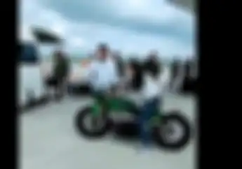 Bikin Pangling, Motor Kustom Jokowi Berubah Konsep Jelang Peresmian Sirkuit Mandalika