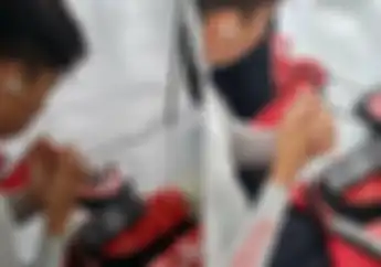 Salut, Pembalap Asia Talent Cup Berdoa dan Ngaji Sebelum Mulai Balapan