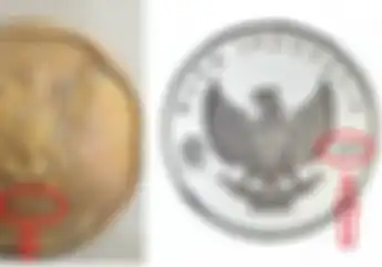 Meski Bukan dari Emas Uang Koin Ini Akan Dibeli Rp 21,6 Juta Cirinya Bergambar Burung Garuda Cepet Jual 
