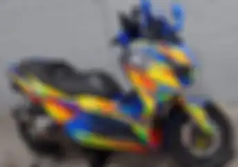 Anti Mainstream, Modifikasi Motor Yamaha XMAX Pasang Turbo Kaki-kaki Makin Kece