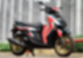 Yamaha Gear 125 Cakep Pakai Livery F1ZR Caltex, Minimalis Tapi Ngena