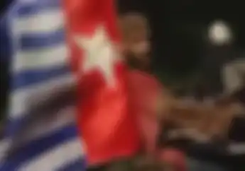 Tegas, Polisi Buru Pemotor yang Nekat Kibarkan Bendera Bintang Kejora